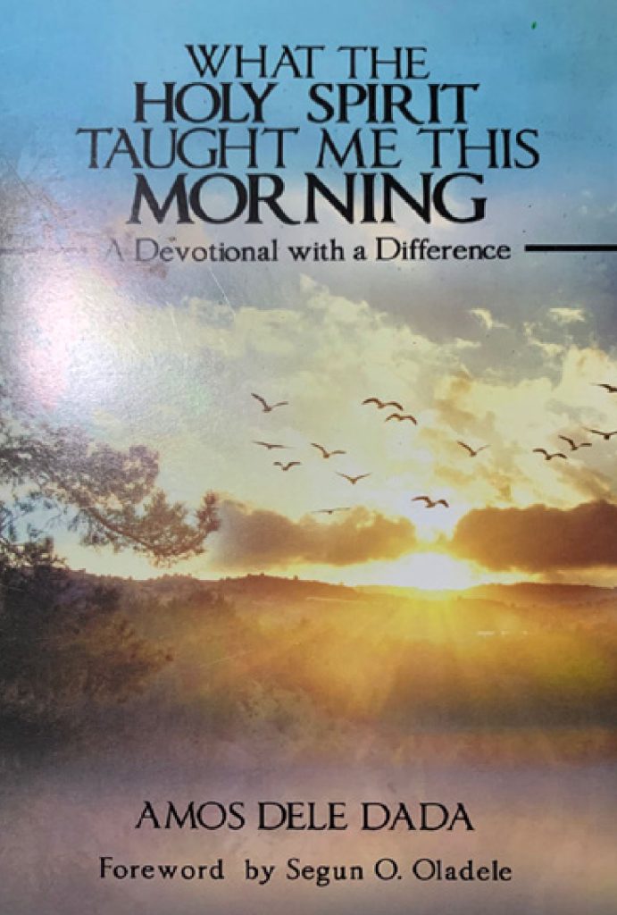 what the holy spirit taught me this morning